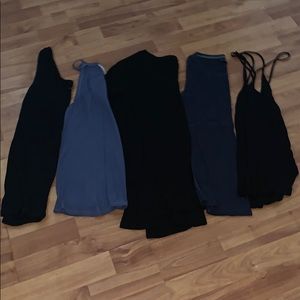 navy and black shirt bundle